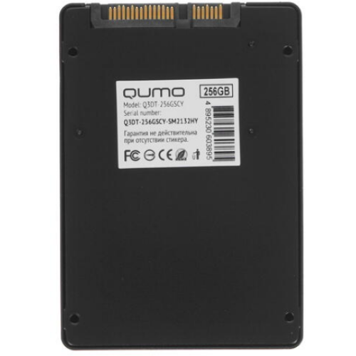 Накопитель SSD QUMO 256GB QM Novation Q3DT-256GSKF {SATA3.0}